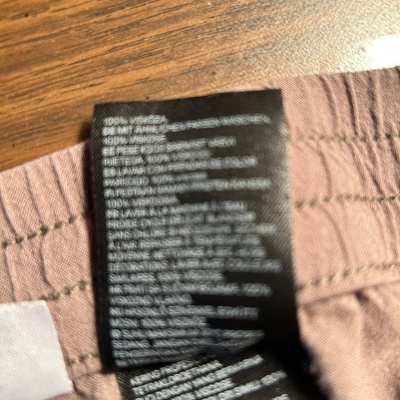 Divided H&M Jogger Pants Olive Army Green Pull On Elastic Waist Pockets size 10 - Picture 13 of 15